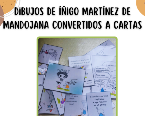 Dibujos de Íñigo Martínez de  Mandojana convertidos en cartas