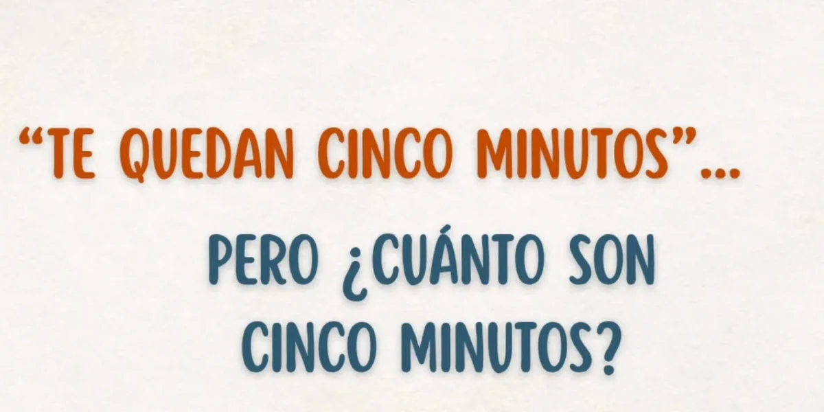 Te quedan 5 minutos