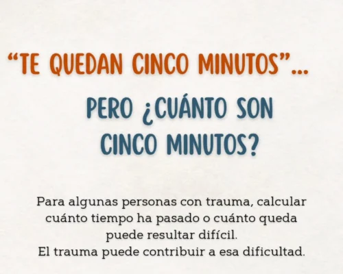 Te quedan 5 minutos